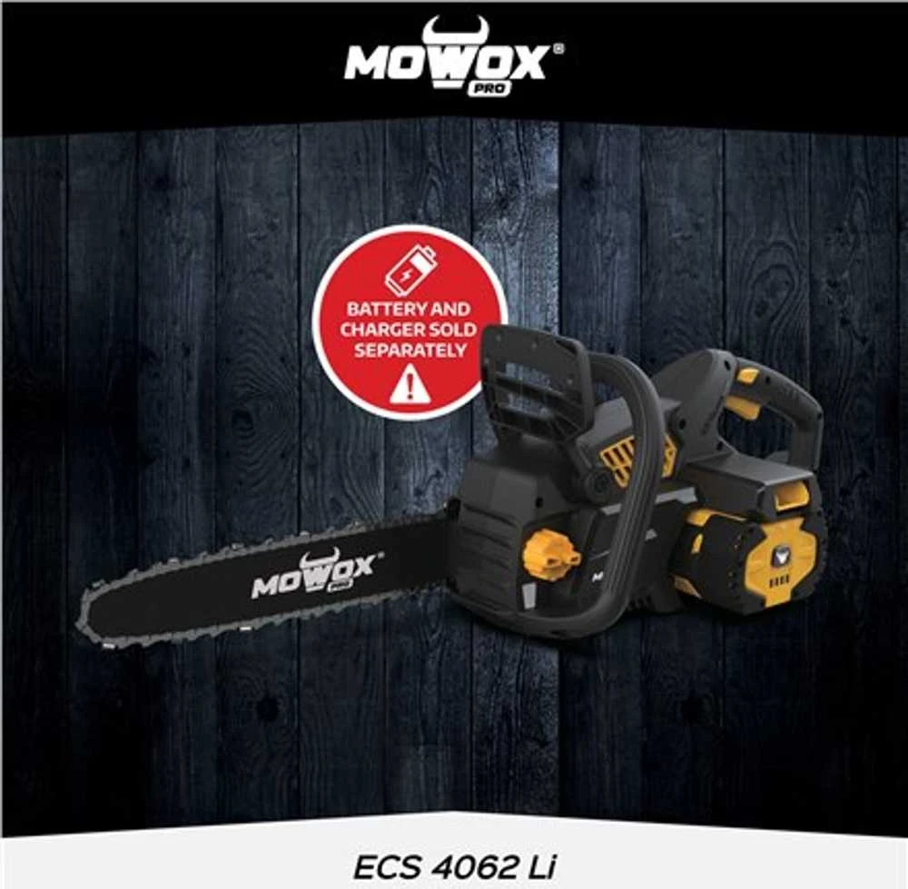 Mowox® ECS 4062 Li akumuliatorinis grandininis pjūklas (be akumuliatoriaus ir kroviklio)
