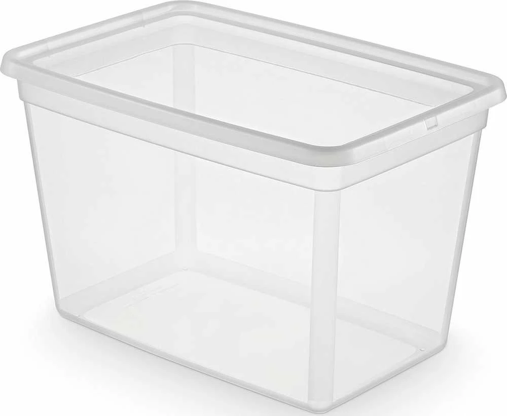 Moxom Basestore konteineris su dangčiu ir spaustukais 39x39x35 60 l