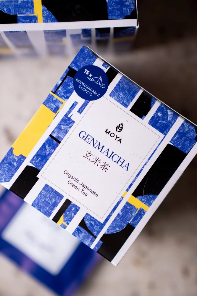 Moya Matcha - herbata žalia w saszetkach Genmaicha 15 x 1,5 g (2201000256)