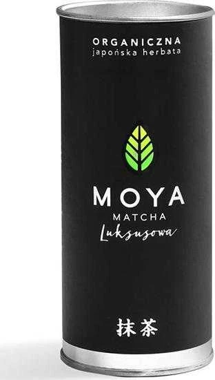 Moya Matcha Luksusowa 30g juoda cilindrinė pakuotė