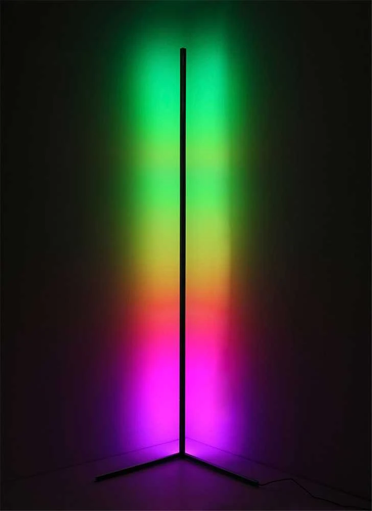 Mozos kampinis toršeras LC-RGB LED Baltas | Tiekimas