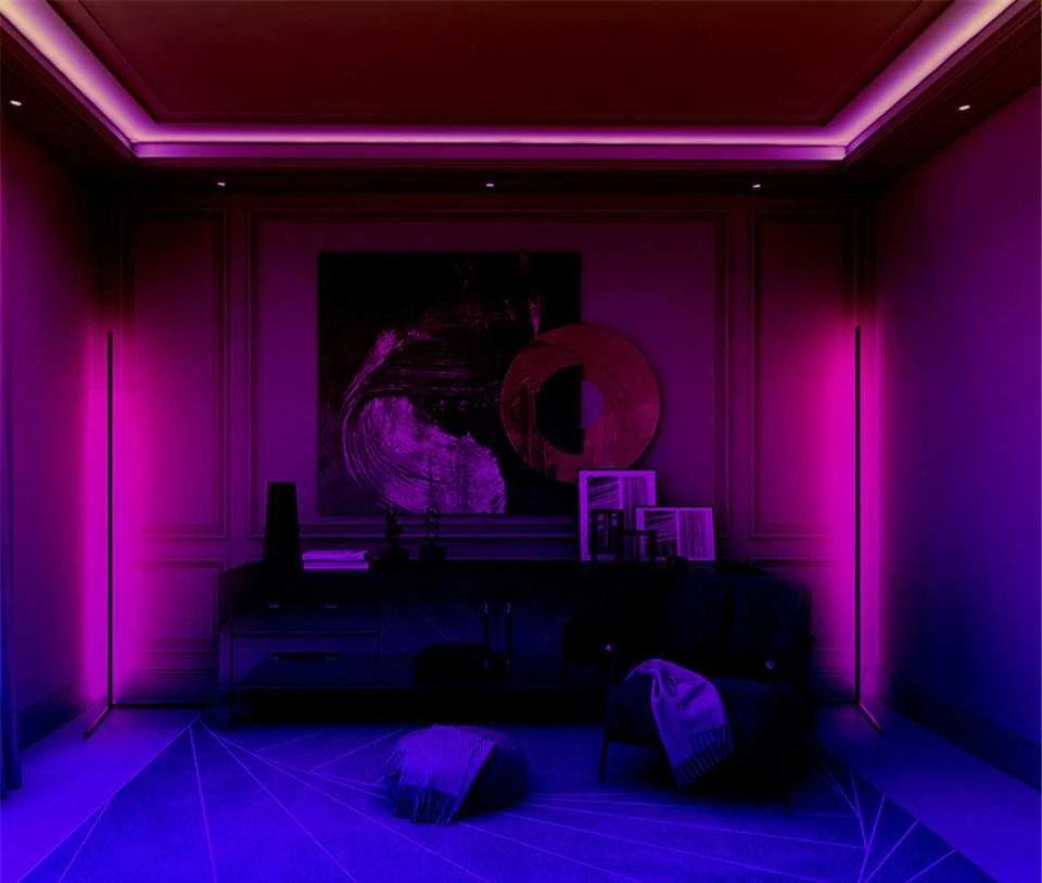 Mozos kampinis toršeras LC-RGB LED Baltas | Tiekimas