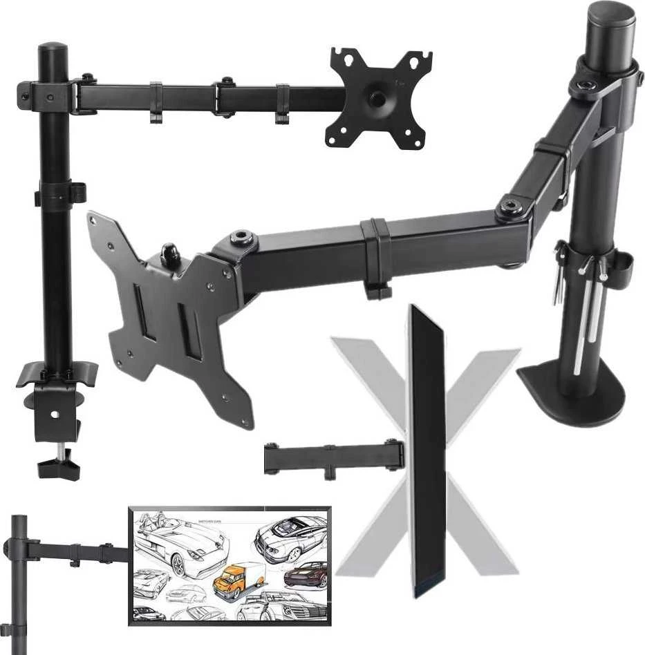 Laikiklis MOZOS MS02 UCHWYT BIURKOWY DO MONITORA 10-29"