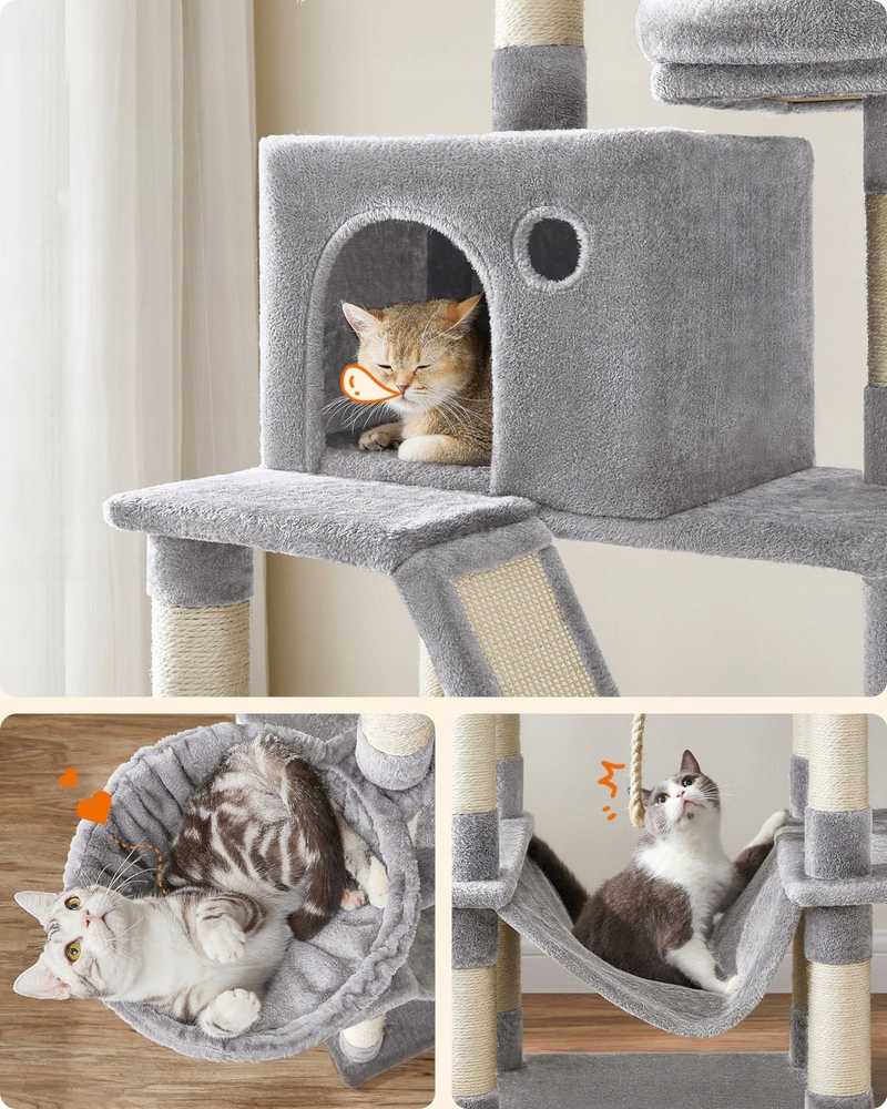 MOZOS KITTY-TREE DUŻY DRAPAK DLA KOTA Aukštas 206CM