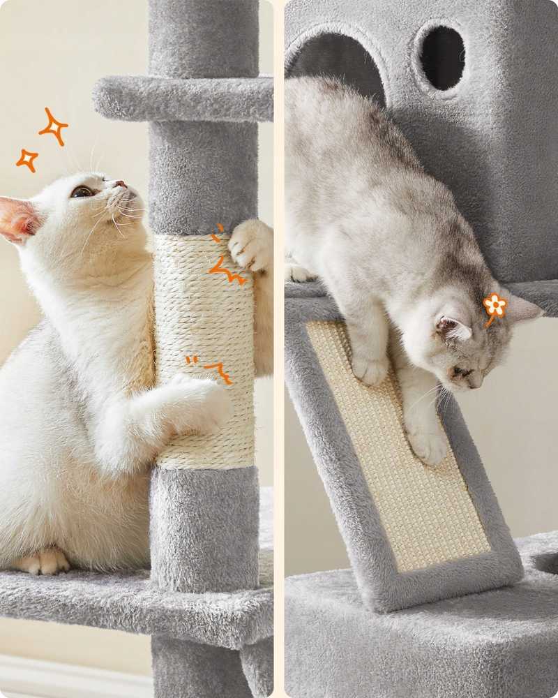 MOZOS KITTY-TREE DUŻY DRAPAK DLA KOTA Aukštas 206CM