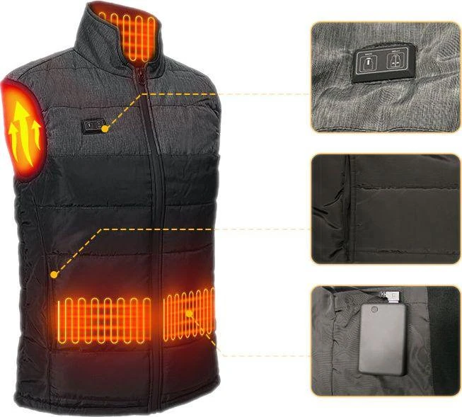 MOZOS HV2 OGRZEWANA ELEKTRYCZNA KAMIZELKA UNISEX L