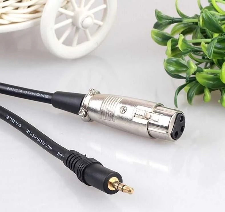 Mozos Kabelis mikrofonas XLR - Mini Jack 3,5 mm MCABLE-XLR