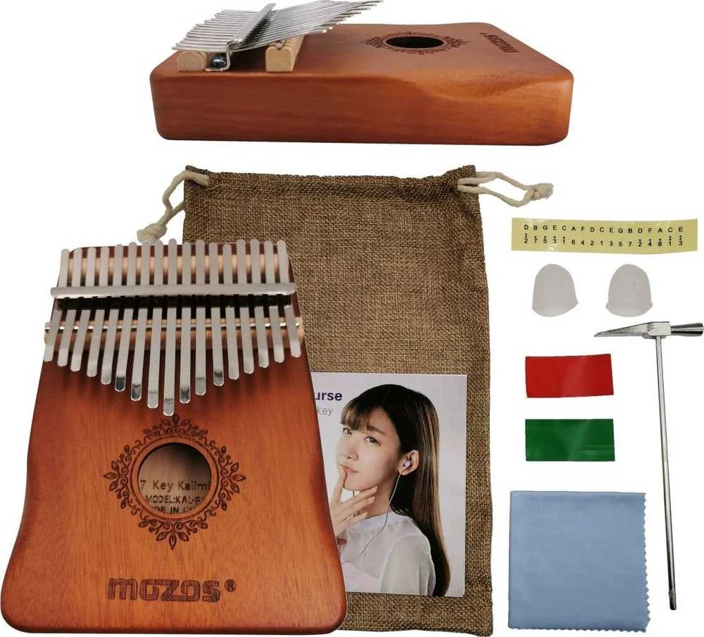 MOZOS KALIMBA AFRIKIEČIŲ GĖLIŲ INSTRUMENTAS