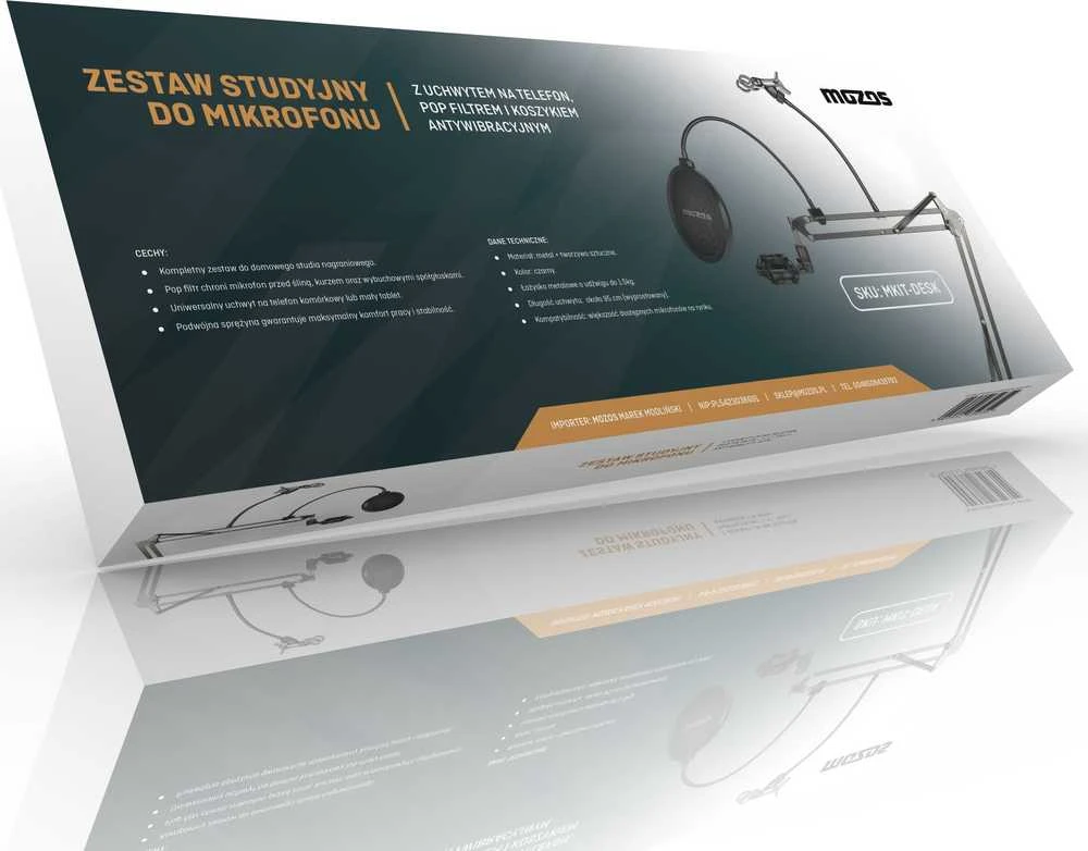MOZOS MKIT-DESK Rinkinys AKCESORIÓW DO MIKROFONU