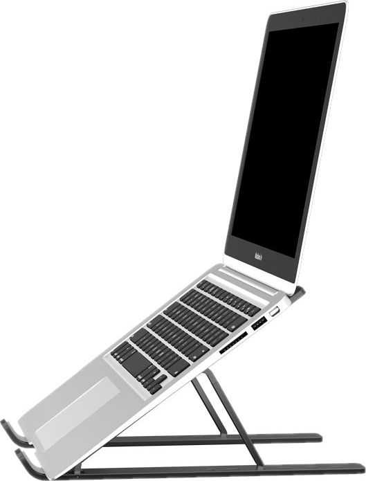 MOZOS N3 BK ERGONOMICZNA PODKŁADKA POD LAPTOPA ALU
