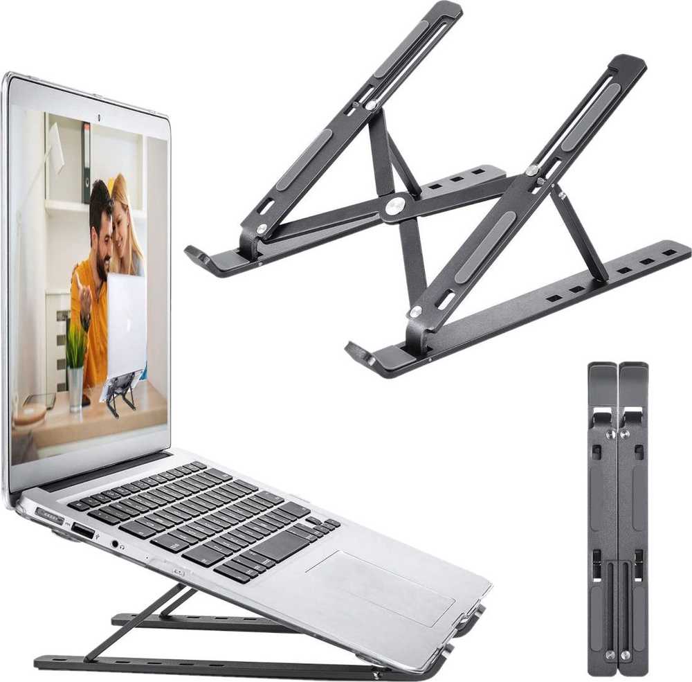 MOZOS N3 BK ERGONOMICZNA PODKŁADKA POD LAPTOPA ALU