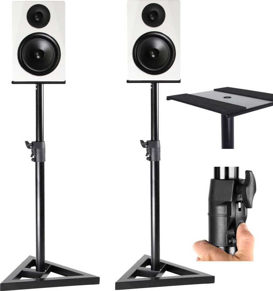 Laikiklis MOZOS MSS3-SET STATYWY POD MONITORY STUDYJNE 2SZT