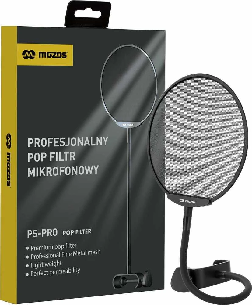 MOZOS PS-PRO PROFESJONALNY POP FILTRAS MIKROFONOWY