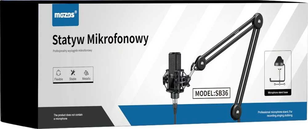 MOZOS SB36 STOVAS BIURKOWY NA MIKROFON