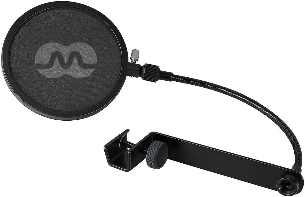Ausinės Mozos PS-3 POP filtras mikrofonui su lanksčia rankena 25 cm