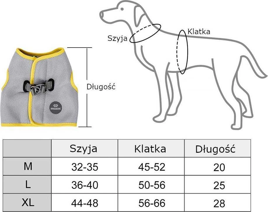 MOZOS PV-COOL vėsinamoji liemenė su pakabos diržu, ilgaamžė