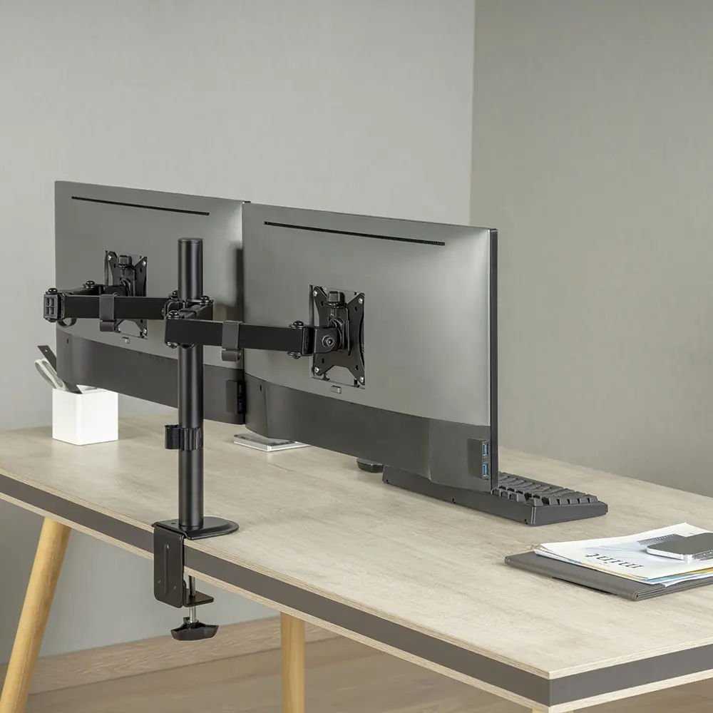 MOZOS MS03 PODWÓJNY UCHWYT BIURKOWY DO MONITORA 17"-34"