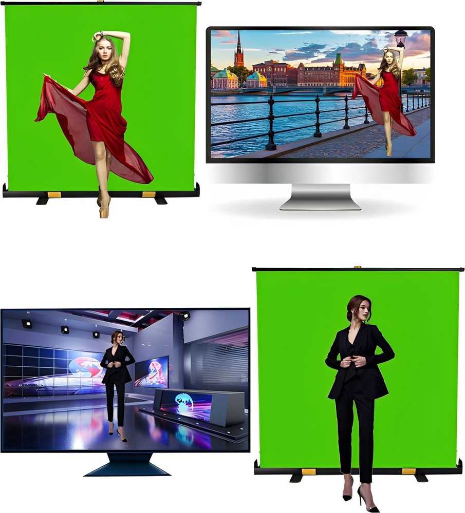 MOZOS GS-PRO Žalias EKRANAS Žalias SCREEN 150X200 CM
