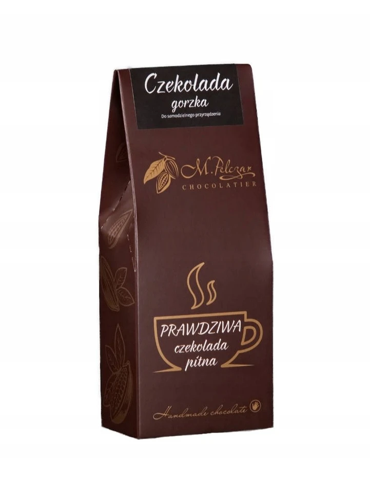 M.Pelczar Chocolatier Tikras juodasis geriamasis šokoladas 200 g