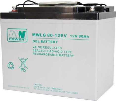 Mpl Power AKUMULIATORIUS 12V/80AH-MWLG MW Power