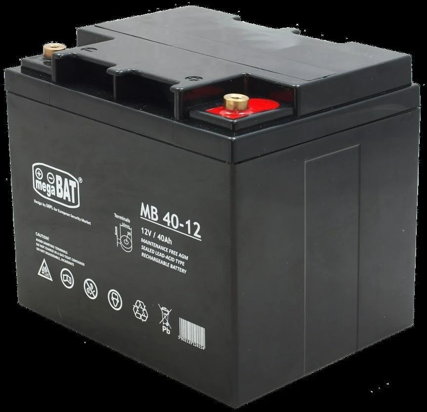 Carruzzo AKUMULIATORIUS 12V/40AH-MB megaBAT