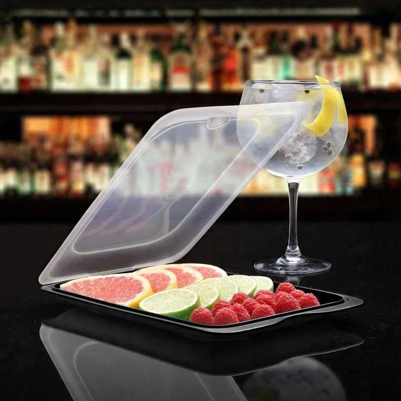 Tatay Food storage vessel for fruit and sushi Coctal 17x25 2x3 2cm juodas