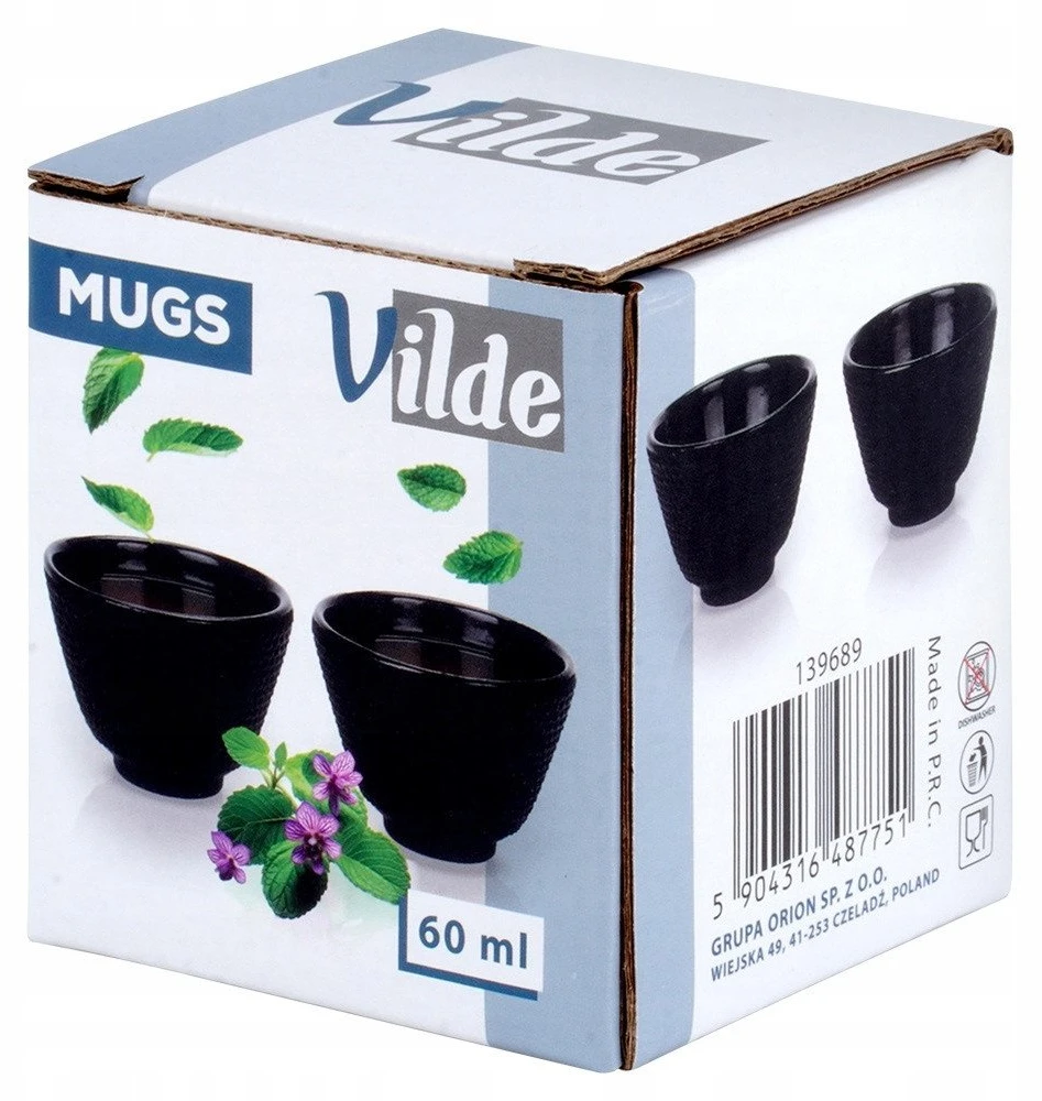 Mplco Vilde ketaus arbatos puodelių rinkinys 60 ml 2 vnt.
