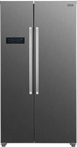 Side By Side Total No Frost Šaldytuvas MPM-563-SBS-14/N inox