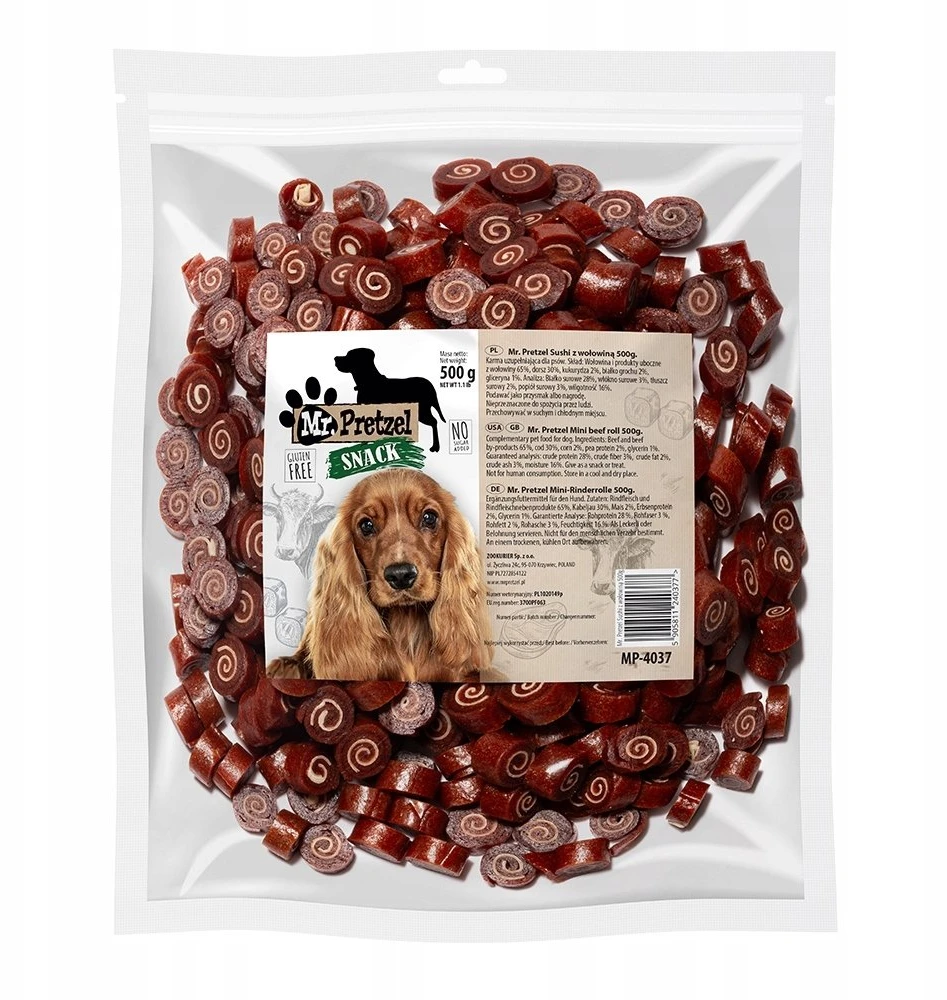 Mr Bandit Jautienos sušiai „Mr. Pretzel“, 500g