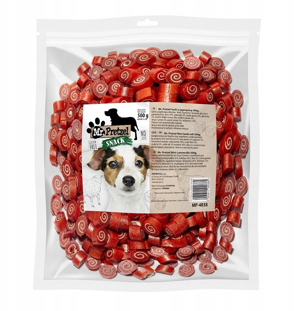 Mr Bandit Mr. Pretzel sušiai su ėriena 500g