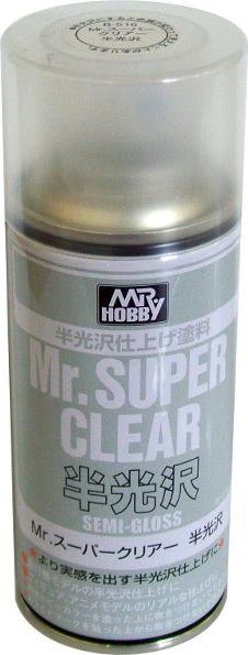 Mr Hobby Mr.Hobby Mr. Super Clear pusiau blizgus purškiamas lakas 170 ml (B-516)