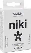 Mr&Mrs Fragrance Niki Freshener Refill Fresh Air automobilio kvapo papildymas, 1 vnt.