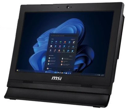 Stacionarus kompiuteris Kompiuteris MSI PRO AP162T ADL-04SCZ Intel N100 15.6" FHD lietimui jautrus ekranas 4GB 128GB M.2 SSD Windows 11 Pro Juodas