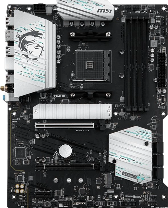 MSI B550 GAMING WIFI pagrindinė plokštė AMD B550 Socket AM4 ATX