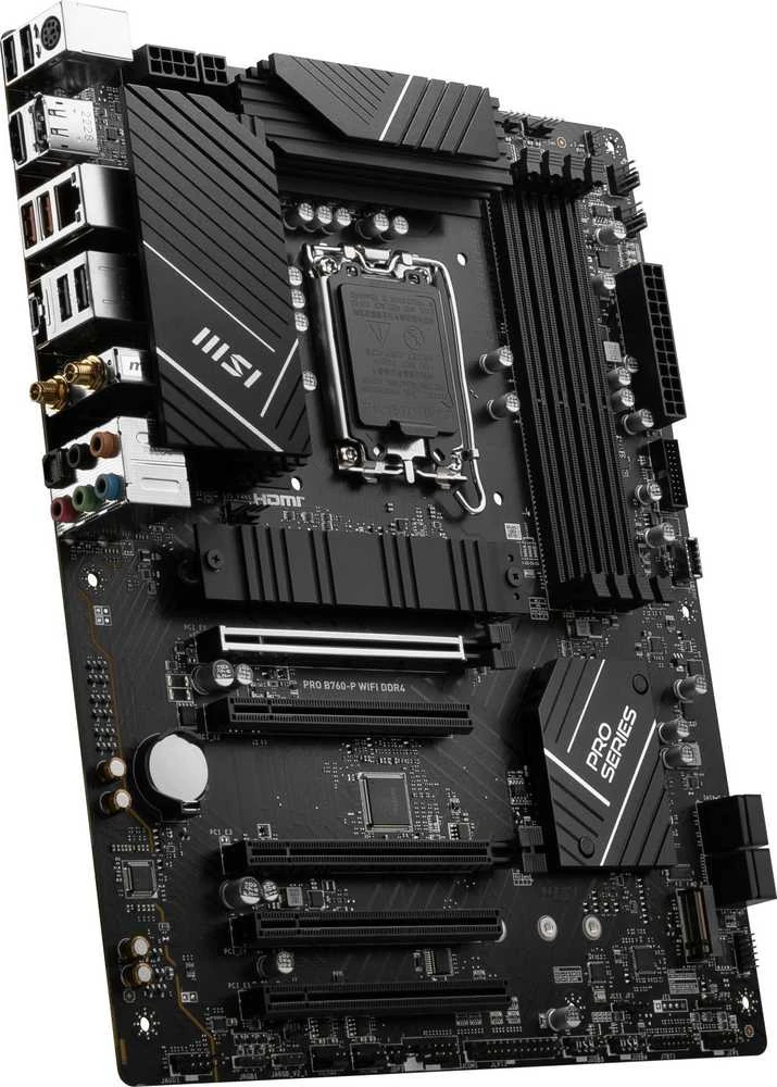 Pagrindinė plokštė MSI PRO B760-P WIFI DDR4, LGA1700, ATX, DDR4