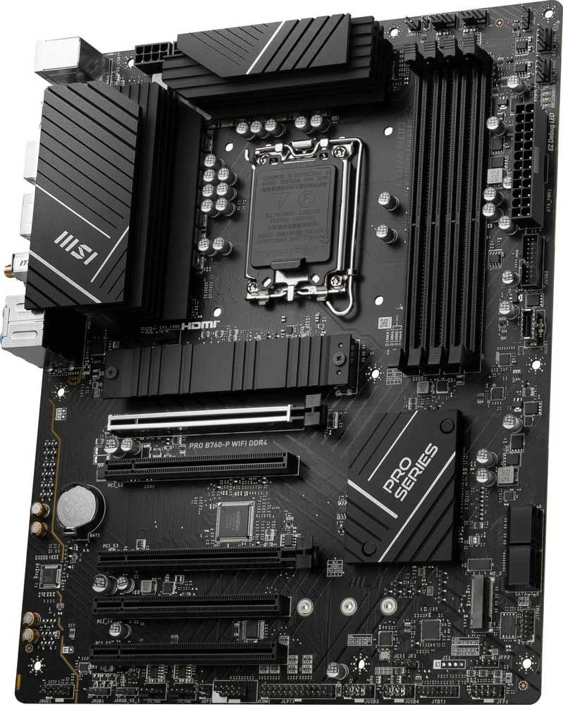 Pagrindinė plokštė MSI PRO B760-P WIFI DDR4, LGA1700, ATX, DDR4