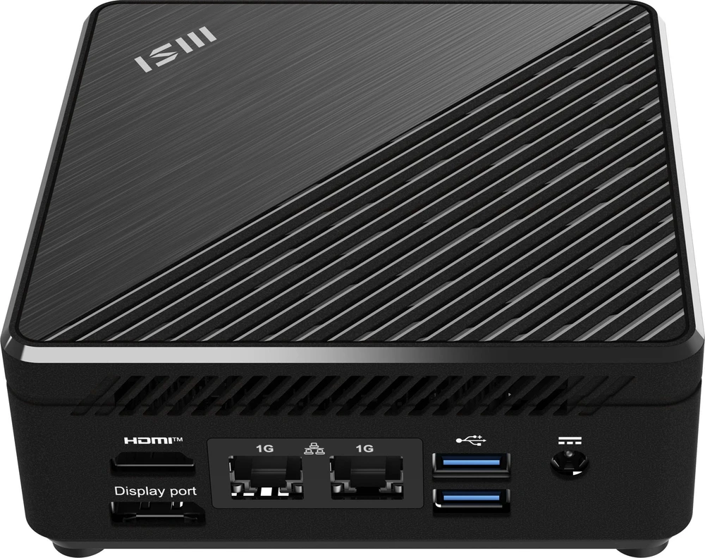 Mini desktop PC MSI Cubi N ADL S-225BEU barebone Intel N100 / WiFi 5 + BT 5.0 / 2x1Gbps / juodos spalvos