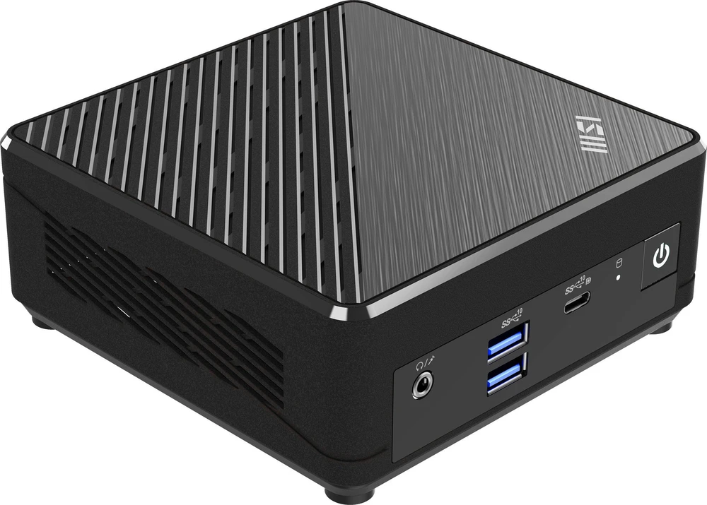 Mini desktop PC MSI Cubi N ADL S-225BEU barebone Intel N100 / WiFi 5 + BT 5.0 / 2x1Gbps / juodos spalvos