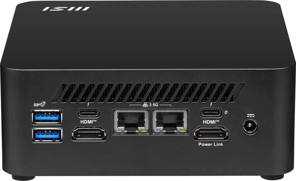 MSI CUBI NUC 1MG-014BEU Nešiojamoji plokštė: Intel Core 3 100U, RAM, HDD, 2YW
