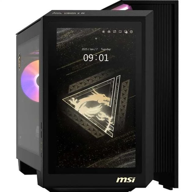 Stacionarus kompiuteris Rejestrator MSI MEG Vision X AI 2NVR7-236AT Juodas