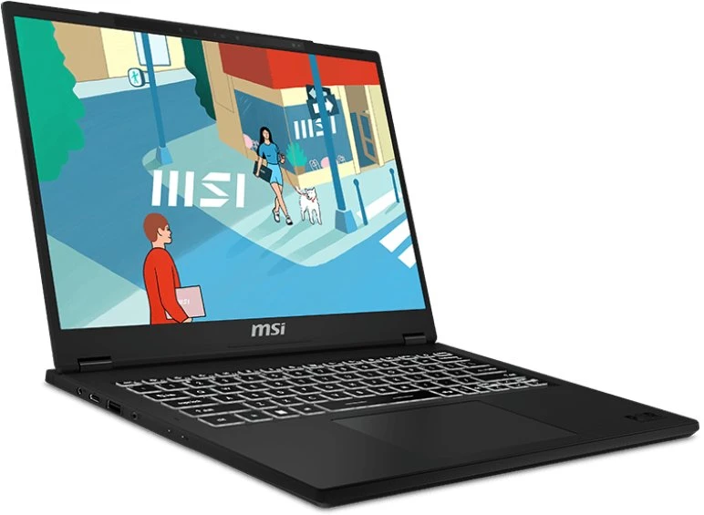 MSI Modern 14 F13MG-265PL i5-1334U 14.0" FHD 60Hz IPS lygio 16GB DDR4 3200 SSD 512Mbps Iris Xe Graphics W11Pro 3Y Nešiojamas kompiuteris