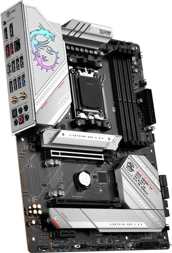 Pagrindinė plokštė MSI AMD B650/AM5/ATX/Memory DDR5/Atminties lizdai 4/1xPCI-Express 1x/1xPCI-Express 16x/3xM.2/1xHDMI/1xDisplayPort/2xUSB 2.0/7xUSB 3.2/1xUSB-C/1xOptical S/PDIF/1xRJ45/5xAudio port