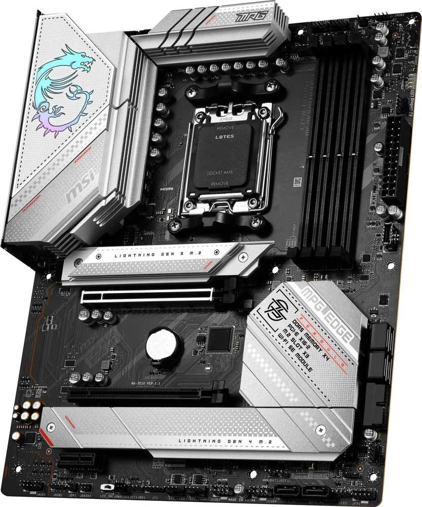 Pagrindinė plokštė MSI AMD B650/AM5/ATX/Memory DDR5/Atminties lizdai 4/1xPCI-Express 1x/1xPCI-Express 16x/3xM.2/1xHDMI/1xDisplayPort/2xUSB 2.0/7xUSB 3.2/1xUSB-C/1xOptical S/PDIF/1xRJ45/5xAudio port