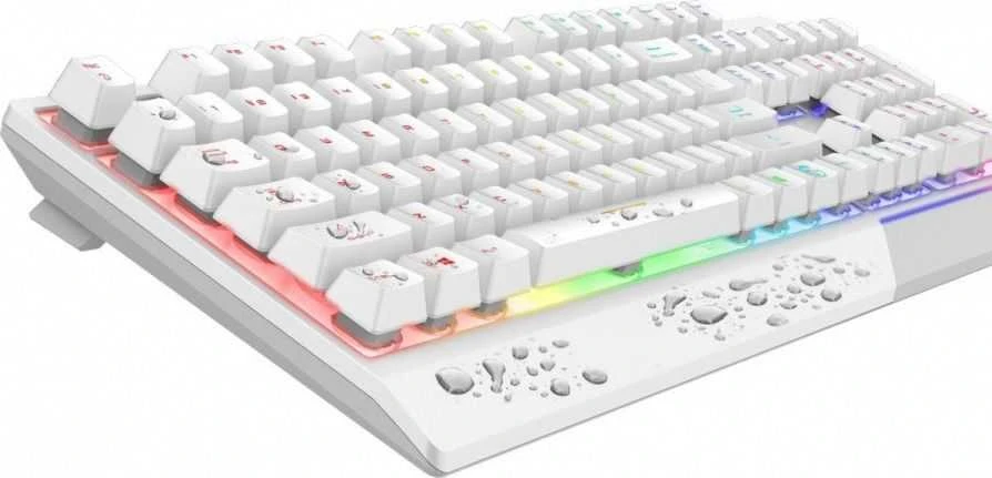 Klaviatūra ir pelė MSI Vigor GK30 Combo, US išdėstymas, baltos spalvos