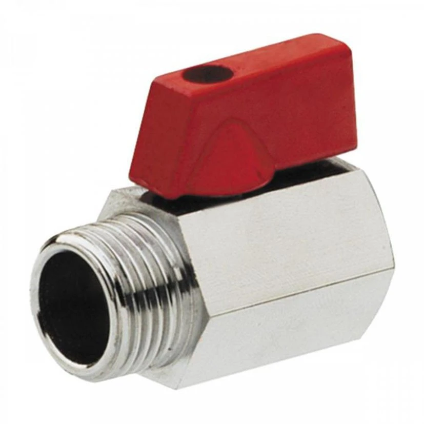 MT BALL VALVE MINI MF 3/8 Raudonas