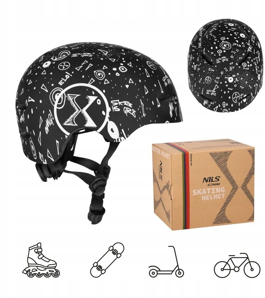 Nils Extreme MT311 KASK JUODA XS(48-52CM) NILS EXTREME