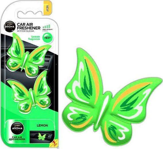 Aroma Car Aroma automobilio oro gaiviklis „Aroma Fancy Shapes Butterfly Lemon“