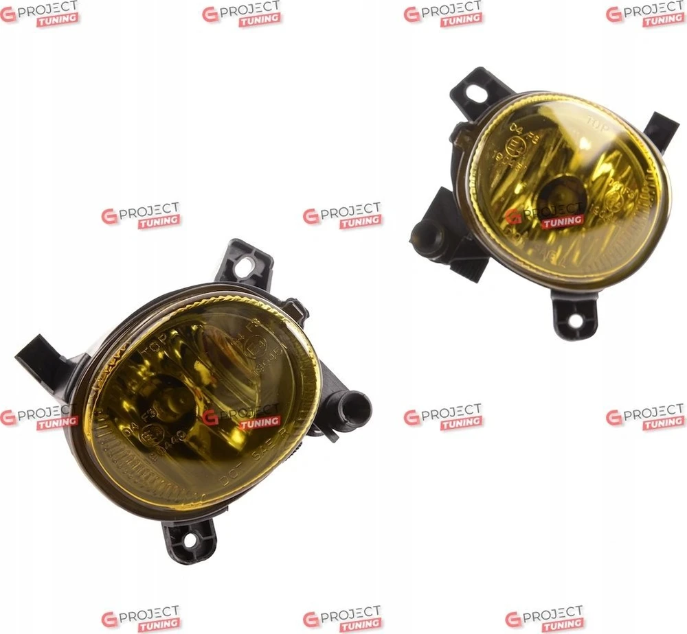 Mtuningas geltonų rūko žibintų komplektas AUDI A6 C6 Allroad A4 B8 Q5 SEAT EXEO VW PASSAT CC B6 2004-2011 m.