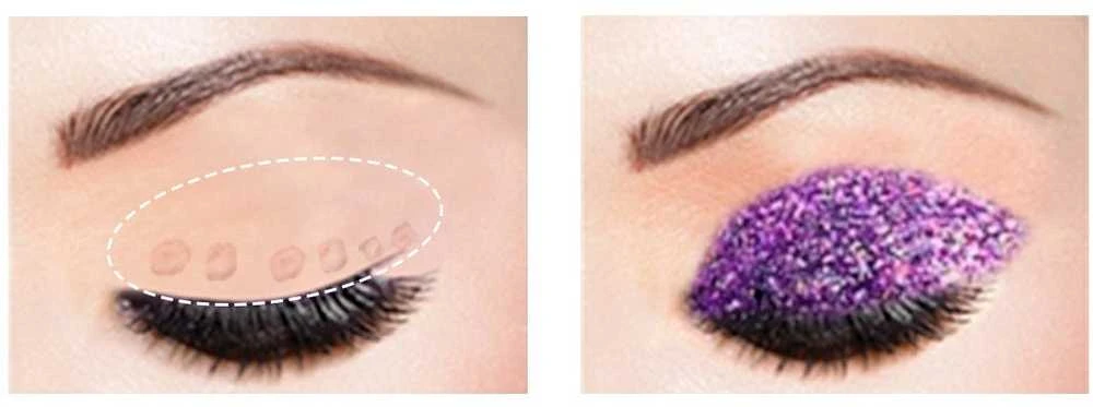 J.cat Beauty Jcat akių makiažo pagrindas „Viskas apie tuos blizgučius“