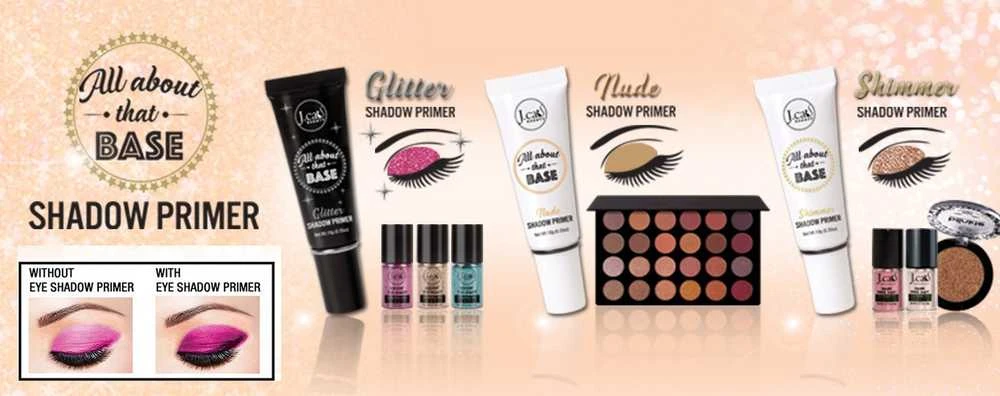 J.cat Beauty Jcat akių makiažo pagrindas „Viskas apie tuos blizgučius“